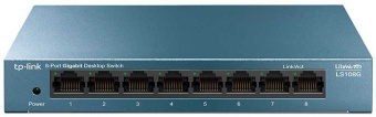 Коммутатор TP-Link LS108G (L2) 8x1Гбит/с неуправляемый - купить недорого с доставкой в интернет-магазине