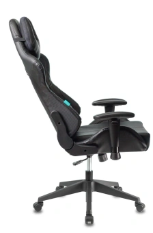 Кресло игровое Zombie VIKING 5 AERO Edition черный эко.кожа с подголов. крестов. пластик - купить недорого с доставкой в интернет-магазине