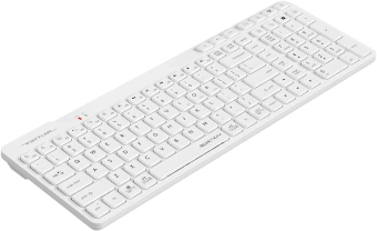 Клавиатура A4Tech FBK27C AS белый USB беспроводная BT/Radio slim Multimedia - купить недорого с доставкой в интернет-магазине