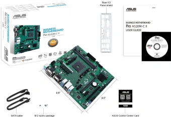 Материнская плата Asus PRO A520M-C II/CSM Soc-AM4 AMD A520 2xDDR4 mATX AC`97 8ch(7.1) GbLAN RAID+VGA+DVI+HDMI+DP - купить недорого с доставкой в интернет-магазине