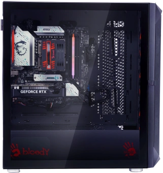 ПК Bloody BD-PC CB76C2 MT i5 13400F (2.5) 32Gb SSD1Tb RTX4060 8Gb Windows 11 Home 64 GbitEth 650W черный (2085996) - купить недорого с доставкой в интернет-магазине