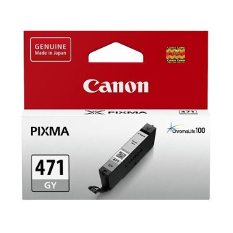 Картридж струйный Canon CLI-471GY 0404C001 серый для Canon MG5740/MG6840/MG7740 - купить недорого с доставкой в интернет-магазине