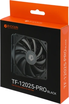 Вентилятор для корпуса ID-Cooling TF-12025-Pro 120х120x25 черный 4-pin 35.2дБ (TF-12025-PRO BLACK) Ret - купить недорого с доставкой в интернет-магазине