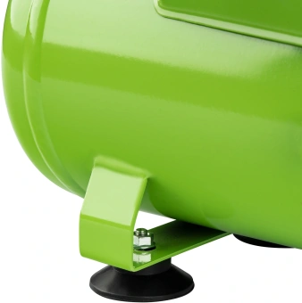 Компрессор поршневой Сибртех МБ 750/10 безмасляный 150л/мин 10л 750Вт зеленый - купить недорого с доставкой в интернет-магазине