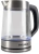 Чайник электрический Hyundai HYK-G4015 1.9л. 2200Вт черный/серебристый корпус: стекло - купить недорого с доставкой в интернет-магазине
