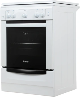 Плита Газовая Gefest ПГ 6100-01 белый (металлическая крышка) реш.чугун - купить недорого с доставкой в интернет-магазине