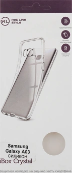 Чехол (клип-кейс) Redline для Samsung Galaxy A03 iBox Crystal прозрачный (УТ000029855) - купить недорого с доставкой в интернет-магазине