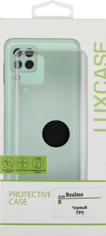 Чехол (клип-кейс) для Realme 8i LuxCase черный (62348) - купить недорого с доставкой в интернет-магазине