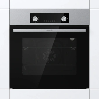 Духовой шкаф Электрический Gorenje BO6737E02NX черный - купить недорого с доставкой в интернет-магазине