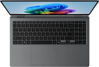 Ноутбук Samsung Galaxy Book 5 360 NP750 Core Ultra 5 226V 16Gb SSD512Gb Intel Arc 130V 15.6" AMOLED Touch FHD (1920x1080) Windows 11 Home English grey WiFi BT Cam (NP750QHA-LG1IN) - купить недорого с доставкой в интернет-магазине