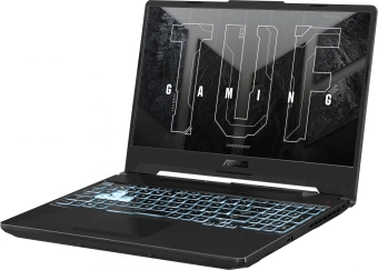 Ноутбук Asus TUF Gaming A15 FA506NF-HN060 Ryzen 5 7535HS 16Gb SSD512Gb NVIDIA GeForce RTX 2050 4Gb 15.6" IPS FHD (1920x1080) без ОС black WiFi BT Cam (90NR0JE7-M00550) - купить недорого с доставкой в интернет-магазине