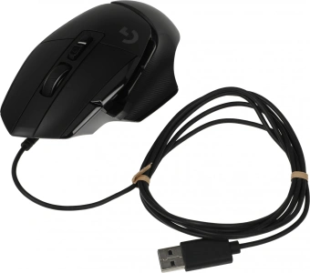 Мышь Logitech G502 X черный оптическая 25600dpi USB 13but (910-006142) - купить недорого с доставкой в интернет-магазине