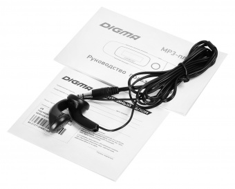 Плеер Flash Digma U4 8Gb черный/0.91"/FM/microSDHC - купить недорого с доставкой в интернет-магазине