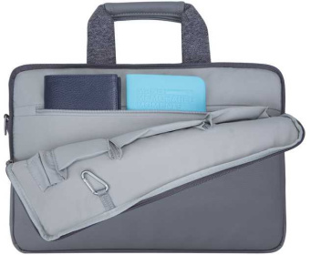 Сумка для ноутбука 15.6" Riva 7930 серый полиэстер (7930 GREY) - купить недорого с доставкой в интернет-магазине