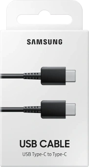 Кабель Samsung EP-DA705 EP-DA705BBEGWW USB Type-C (m)-USB Type-C (m) 1м черный (упак.:1шт) - купить недорого с доставкой в интернет-магазине