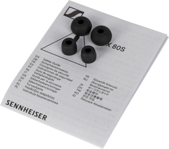 Гарнитура вкладыши Sennheiser CX 80S 1.2м черный проводные в ушной раковине (508896 CX 80S) - купить недорого с доставкой в интернет-магазине