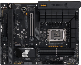 Материнская плата Asus TUF GAMING H770-PRO WIFI Soc-1700 Intel H770 4xDDR5 ATX AC`97 8ch(7.1) 2.5Gg RAID+HDMI+DP - купить недорого с доставкой в интернет-магазине