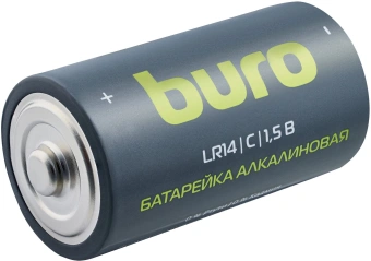 Батарея Buro Alkaline LR14 C 7500mAh (2шт) блистер - купить недорого с доставкой в интернет-магазине