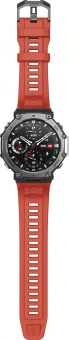 Смарт-часы Amazfit T-Rex 3 A2323 48.5мм 1.5" AMOLED корп.темно-серый рем.красный разм.брасл.:145-210мм (1746757) - купить недорого с доставкой в интернет-магазине