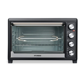 Мини-печь Hyundai MIO-HY076 45л. 2000Вт серебристый/черный - купить недорого с доставкой в интернет-магазине