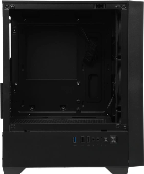 Корпус Accord ACC-ZCU1B черный без БП mATX 5x120mm 2xUSB3.0 1xUSB3.1 audio bott PSU - купить недорого с доставкой в интернет-магазине