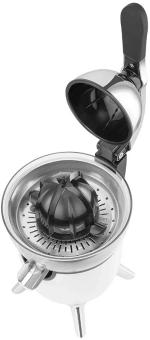 Соковыжималка цитрусовая Kitfort КТ-1168 100Вт рез.сок.:250мл. белый/черный - купить недорого с доставкой в интернет-магазине