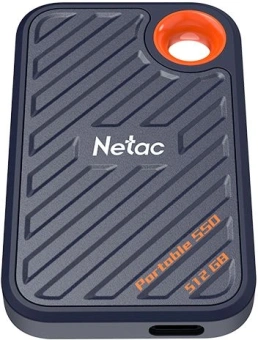 Накопитель SSD Netac USB-C 512GB NT01ZX20-512G-32BL ZX20 2.5" синий - купить недорого с доставкой в интернет-магазине