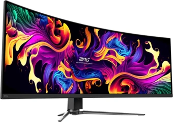 Монитор MSI 49" MPG 491CQP QD-OLED черный QD OLED LED 32:9 HDMI матовая HAS Piv 250cd 178гр/178гр 5120x1440 144Hz DP DQ USB 10.3кг - купить недорого с доставкой в интернет-магазине