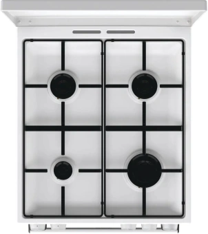 Плита Газовая Gorenje GG5A14WJ белый (металлическая крышка) реш.сталь - купить недорого с доставкой в интернет-магазине