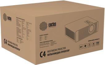 Проектор Cactus CS-C4.SG DLP 45600Lm LS 2850Lm ANSI (1920x1080) 800000:1 ресурс лампы:25000часов 1xUSB typeA 2xHDMI 6.8кг - купить недорого с доставкой в интернет-магазине