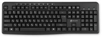 Клавиатура Оклик K225W черный USB беспроводная Multimedia (1875232) - купить недорого с доставкой в интернет-магазине