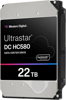 Жесткий диск WD SATA-III 22TB 0F48278 WUH722422ALE6L4 Server Ultrastar DC HC580 4KN (7200rpm) 512Mb 3.5" - купить недорого с доставкой в интернет-магазине