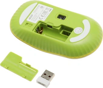 Клавиатура + мышь Acer OCC205 клав:зеленый/желтый мышь:зеленый/желтый USB беспроводная slim (ZL.ACCEE.00E) - купить недорого с доставкой в интернет-магазине
