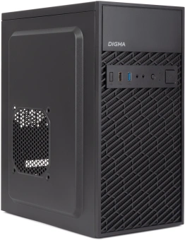 Корпус Digma DCC-MN303 черный без БП mATX 1x80mm 2x120mm 1xUSB2.0 1xUSB3.0 audio - купить недорого с доставкой в интернет-магазине