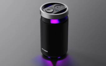 Минисистема Hyundai Select H-MC1241 черный 100Вт BT - купить недорого с доставкой в интернет-магазине