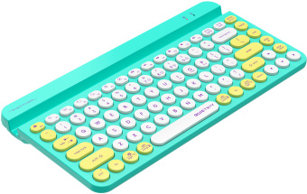 Клавиатура A4Tech Fstyler FBK30 зеленый USB беспроводная BT/Radio slim Multimedia (FBK30 AVOCADO) - купить недорого с доставкой в интернет-магазине