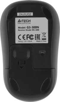 Мышь A4Tech G3-300N черный оптическая 1200dpi беспров. USB для ноутбука 3but (G3-300N (BLACK)) - купить недорого с доставкой в интернет-магазине
