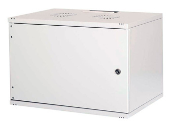 Шкаф коммутационный Lande NetBox Soho (LN-SH12U5440-LG-F0-2) настенный 12U 540x400мм пер.дв.металл задн.дв.стал.лист несъемн.бок.пан. направл.под закл.гайки 80кг серый IP20 сталь - купить недорого с доставкой в интернет-магазине