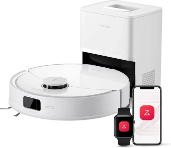 Пылесос-робот Roborock Q8 Max Pro Plus 45Вт белый (в компл.:1мешок) - купить недорого с доставкой в интернет-магазине