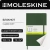 Блокнот Moleskine CLASSIC SOFT QP618K15 Large 130х210мм 192стр. нелинованный мягкая обложка зеленый - купить недорого с доставкой в интернет-магазине