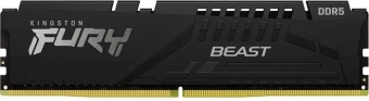 Память DDR5 32GB 6000MHz Kingston KF560C36BBE2-32 Fury Beast RTL Gaming PC5-48000 CL36 DIMM 288-pin 1.35В single rank с радиатором Ret - купить недорого с доставкой в интернет-магазине