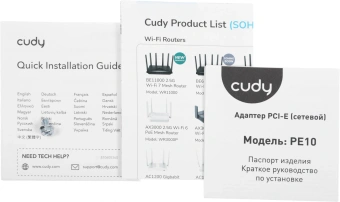 Сетевой адаптер Gigabit Ethernet Cudy PE10 PCI Express - купить недорого с доставкой в интернет-магазине