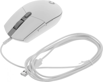 Мышь Logitech G102 LightSync белый оптическая 8000dpi USB 6but (910-005809) - купить недорого с доставкой в интернет-магазине
