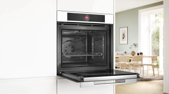 Духовой шкаф Электрический Bosch Serie 8 HBG7741W1 белый - купить недорого с доставкой в интернет-магазине