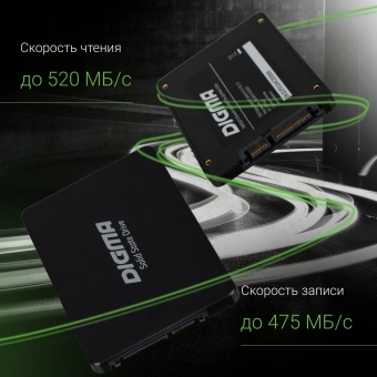 Накопитель SSD Digma SATA-III 512GB DGSR2512GS93T Run S9 2.5" - купить недорого с доставкой в интернет-магазине