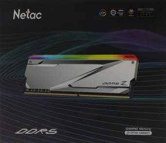 Память DDR5 2x16GB 6200MHz Netac NTZED5P62DP-32S Z RGB RTL Gaming PC5-49600 CL32 DIMM 288-pin 1.35В с радиатором Ret - купить недорого с доставкой в интернет-магазине