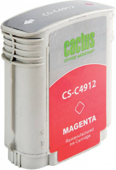Картридж струйный Cactus CS-C4912 №82 пурпурный (72мл) для HP DJ 500/800C - купить недорого с доставкой в интернет-магазине