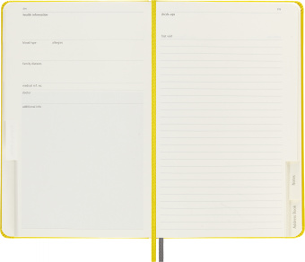 Блокнот Moleskine PASSION BABY PASBABY Large 130х210мм 400стр. подар.кор. желтый - купить недорого с доставкой в интернет-магазине