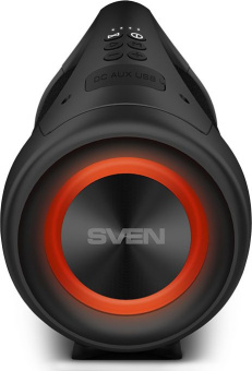 Колонка порт. Sven AC PS-370 черный 40W 2.0 BT 10м 3600mAh (SV-020408) - купить недорого с доставкой в интернет-магазине