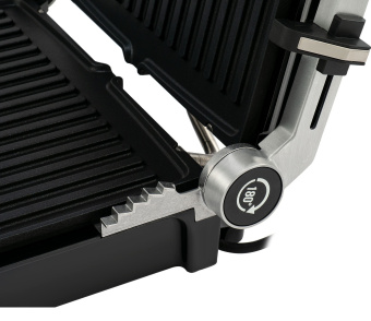 Электрогриль Hyundai HYG-5047 2200Вт серебристый/черный - купить недорого с доставкой в интернет-магазине